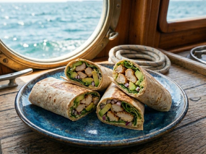 Herzhafte Fleisch-Wraps